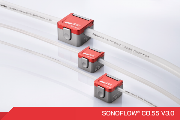 Berührungsloser Ultraschall Clamp-On Durchflusssensor SONOFLOW CO.55 V3.0
