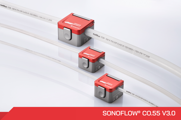 Non-contact ultrasonic clamp-on flow meter SONOFLOW CO.55 V3.0