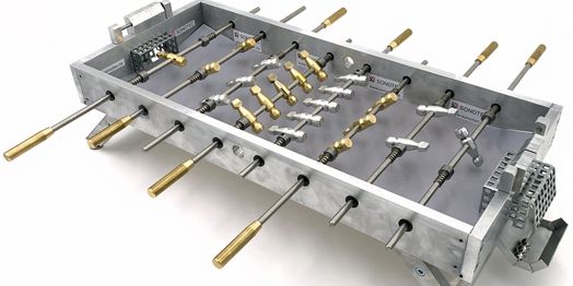 Metal football table