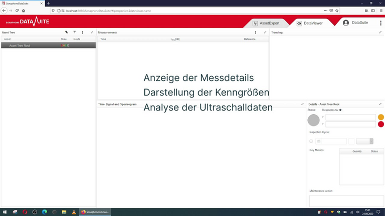 SONAPHONE DataSuite Tutorial 3: Software Layout