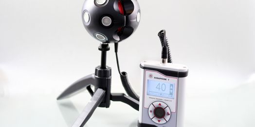 ultrasonic testing device SONAPHONE T and SONOPHERE for tightness testing