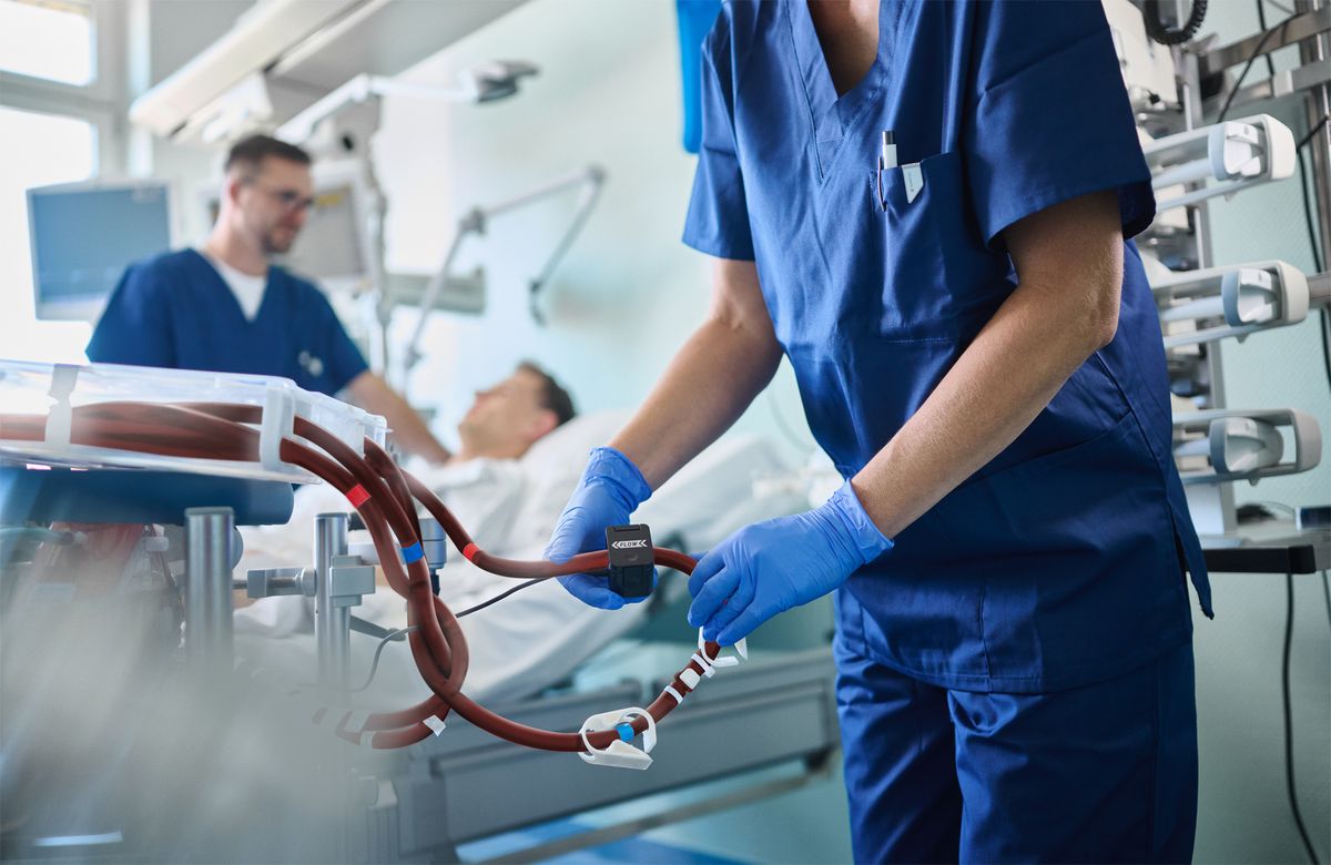 Flow-Bubble Sensors for Heart-Lung Machines