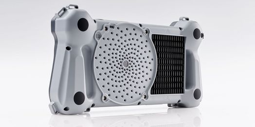 SONASCREEN 2 acoustic camera with 176 microphone beamforming array