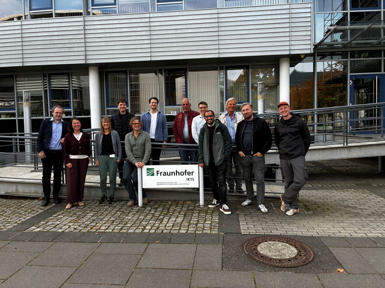 Treffen der Projektpartner von DILEMA-K am Fraunhofer IKTS