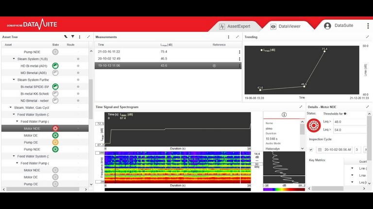NEW Sonaphone DataSuite - Modular Software Environment to Manage Condition-based Maintenance Tasks