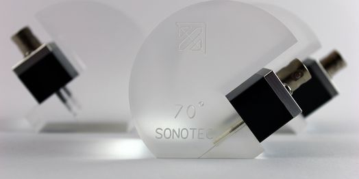 SONOSCAN R AWS-Prüfköpfe für die Schweißnahtprüfung