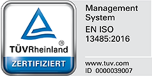Zertifikat TÜVRheinland