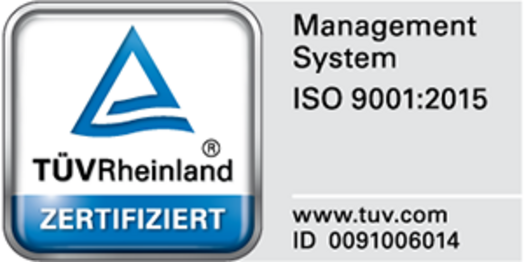 Zertifikat TÜVRheinland