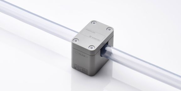 Non-contact ultrasonic clamp-on flow sensor SEMIFLOW CO.65