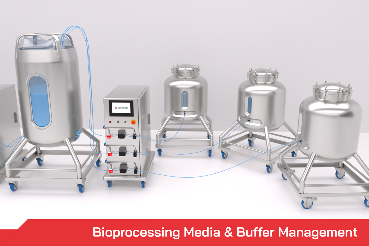 Improving Media & Buffer Preparation with Non-Contact Flow Meters and Bubble Detectors