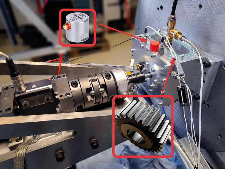 Prüfung des Getriebes mit T20-Sonde