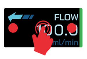Three Sections of Touch Display of SONOFLOW CO.55 SD V3.0