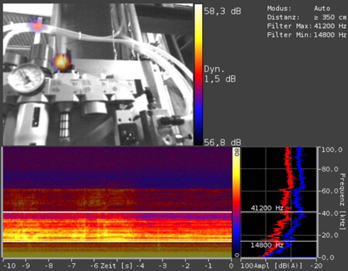 Leak Detection Acoustic Camera