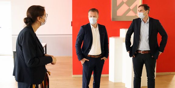 Pressemitteilung Christoph Bernstiel im Gespräch mit Manuela und Michael Münch 2021